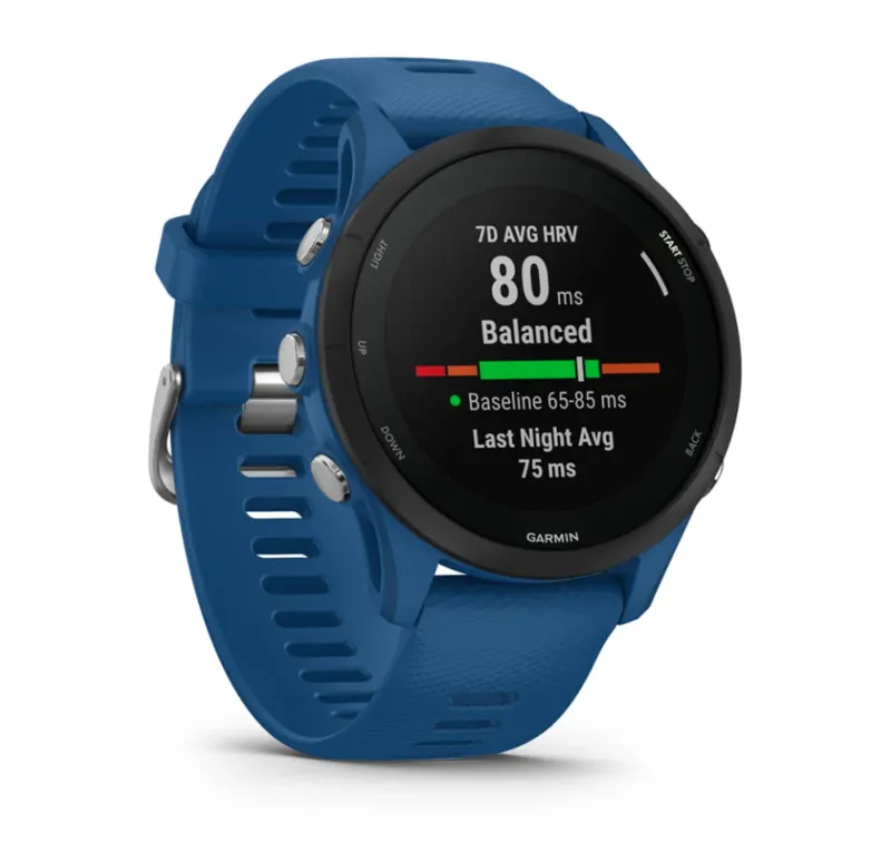 Garmin Forerunner 255 GPS Watch in Tidal Blue